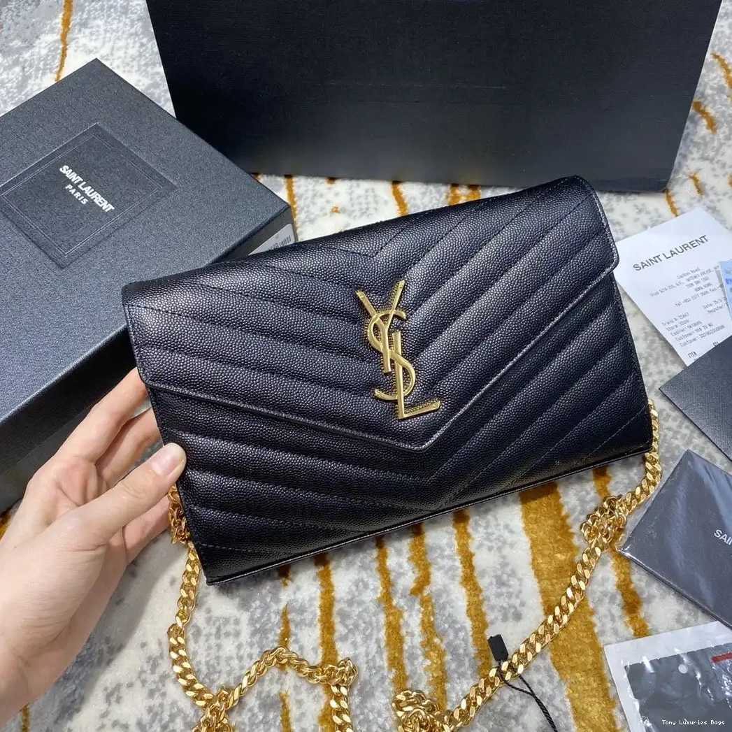 Tony Luxuries WALLET MATELASSÉ YSL CHAIN CASSANDRE 0512